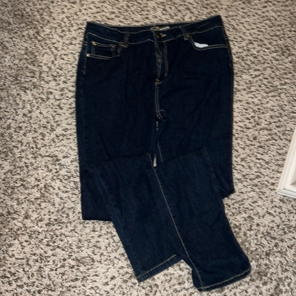 Zenobia Dark Wash Denim Jeans Size XL 💰 - Picture 1 of 3